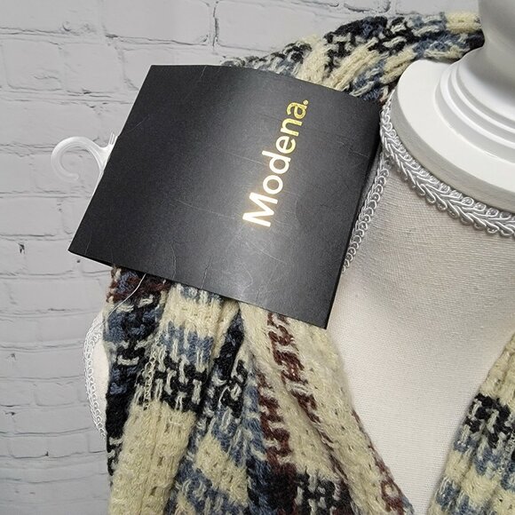NWT Modena Rectangle Scarf Plaid Fall Winter Cozy Fashion New With Tags‎ - Picture 5 of 5